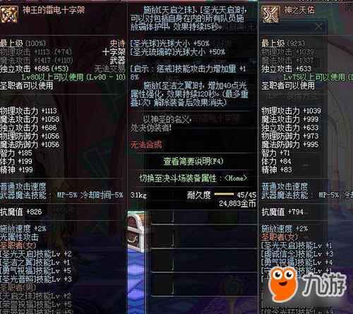 dnf圣骑士buff装备只有圣灵之锤？-dnf大硕
