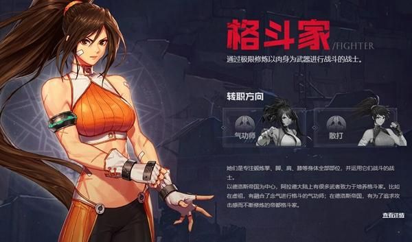 求DNF女格斗四职业名字？-dnf女格斗