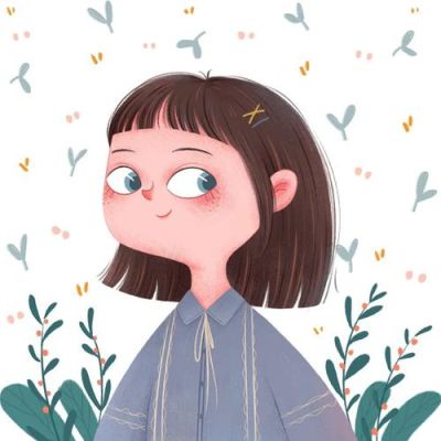 学而思和涂重点哪个好？唯美小清新手绘插画图片女生头像女生头像