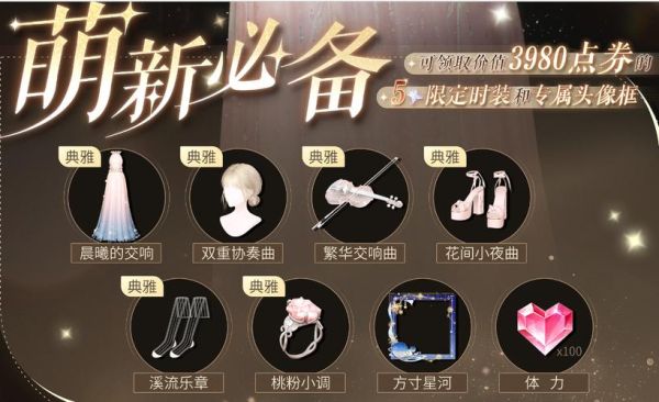 以闪亮之名新生限定新手礼包是什么？1号店新手礼包有什么东西
