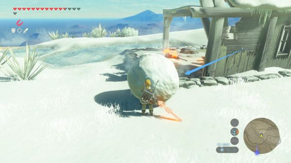塞尔达传说2新手村雪山神庙怎么去？塞尔达新手村雪山顶