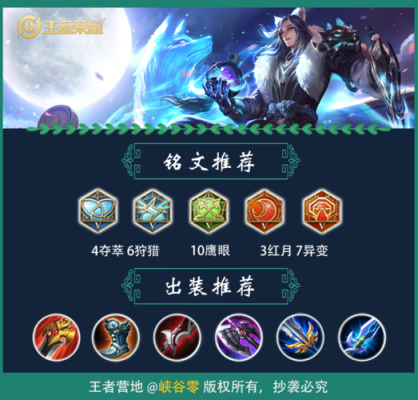 新手李白铭文出装？王者李白新手