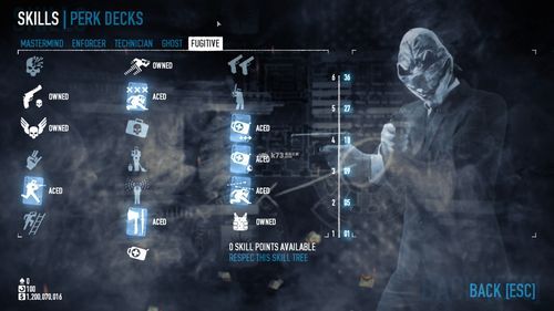 payday2怎么死都死不掉了天赋牌组？payday2新手天赋怎么点