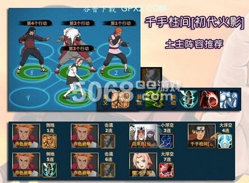 火影忍者新世代竞技场初代搭配阵容？土主新手阵容