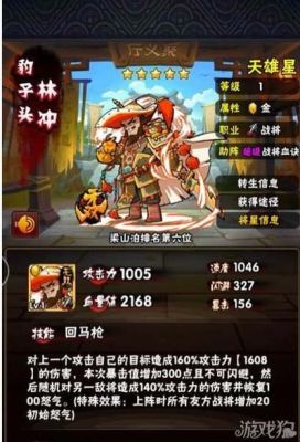 全民水浒阵容搭配梁山正印组合推荐？全民水浒新手武将
