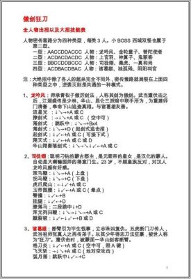 傲剑狂刀独孤残出招表教学？傲剑狂刀新手适合玩谁