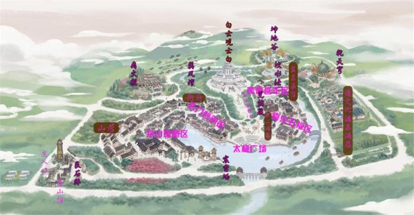 类似东方盐湖城的地方？灵山奇缘新手门派