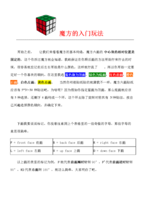魔方的玩法新手入门？魔方世界新手攻略