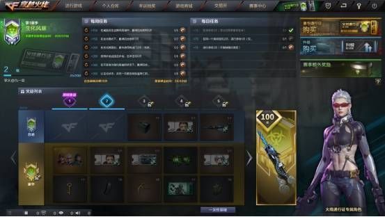 cf赛季通行证怎么升级最快？cf 12月新手冲级计划