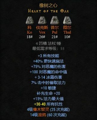 暗黑2热情符文公式？-暗黑2新手符文
