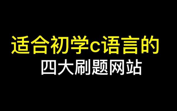c初学者要刷题吗？-c新手