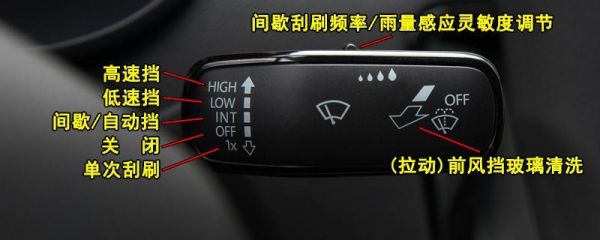 感应雨刷怎么开？-新手雨涮怎么打开