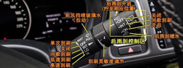 感应雨刷怎么开？-新手雨涮怎么打开