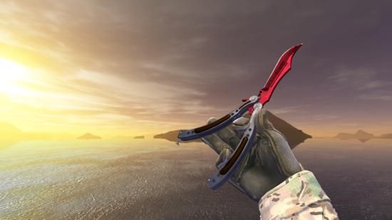 csgo烫手刀熊刀怎么选？-新手学蝴蝶刀选刀