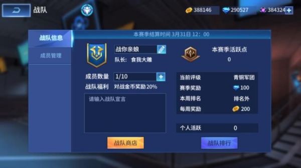 军团荣耀怎么运营？-王者军团新手