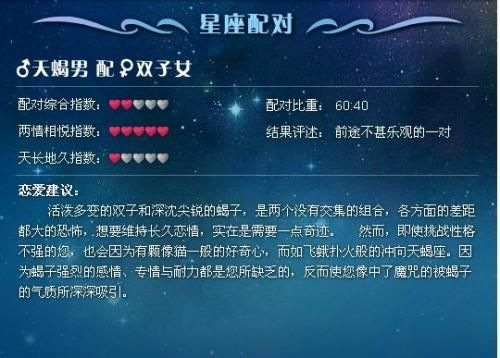 星座副星座怎么计算的？-双子星座2新手攻略
