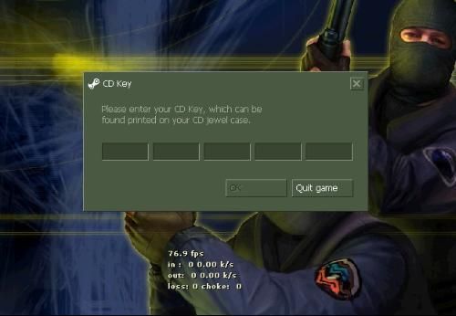 cs1.6第一次打开游戏，要输入的序列号是什么？-完美国际2新手卡号