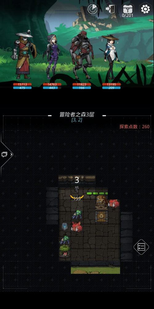 上手难度低的电脑游戏？-冒险者之森无尽模式新手