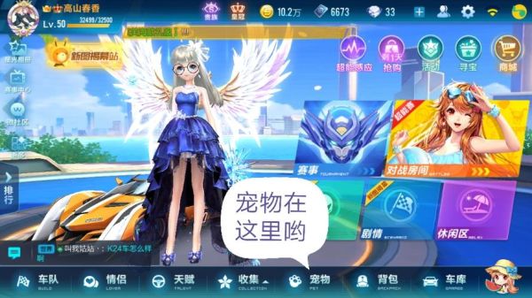 飞车骑宠在哪里可以骑？-qq飞车新手教学界面