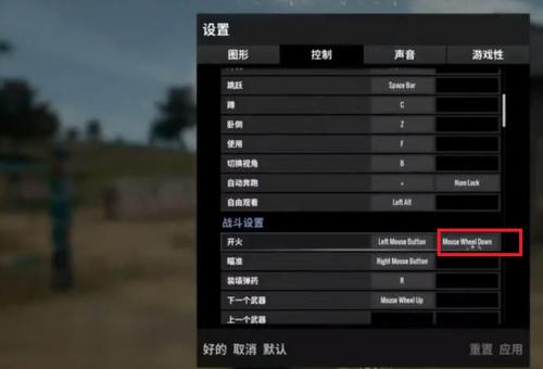 绝地求生翻越键设置什么最好？-绝地求生最适合新手的设置