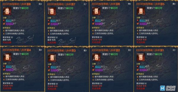剑灵八卦牌排行？-剑灵新手八卦牌攻略