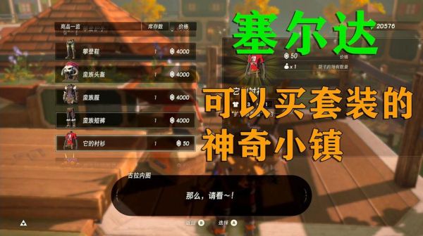 塞尔达怎么在一始村买盾？-塞尔达新手村 装备收集