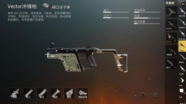 和平精英适合新手的枪？-绝地求生新手适合冲锋枪