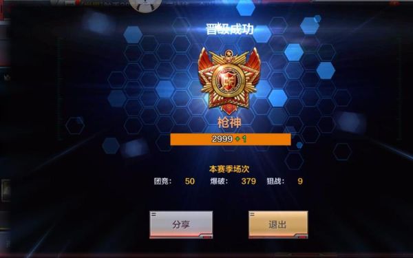 cf手游枪皇s到枪神多少分？-cf手游怎么从新手到枪神