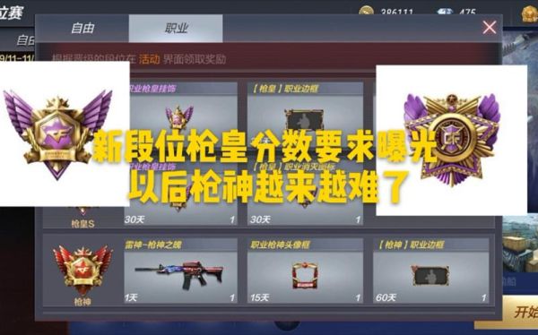 cf手游枪皇s到枪神多少分？-cf手游怎么从新手到枪神