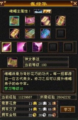 天龙八部2峨眉都需要买什么心法？-九阴真经2峨眉新手