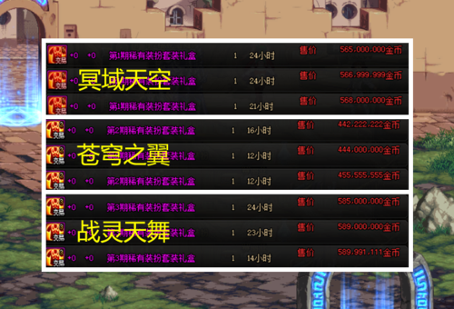dnf 各期天空 发售时间？-dnf六月新手升级礼包