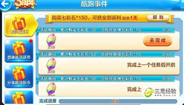 天天酷跑七彩石怎么得七彩石快速获取攻略？-天天酷跑七彩石30买新手