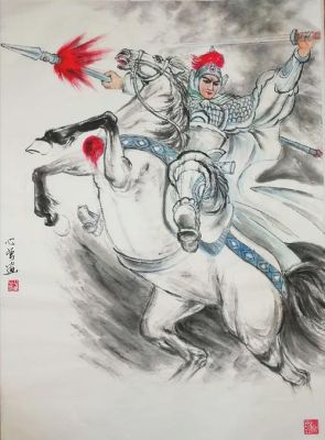 “血染征袍透甲红,当阳谁敢与争锋。古来冲阵扶危主,只有常山赵子龙。”，用简明的语言，概述诗句所表现的故？-血染征袍 新手礼包