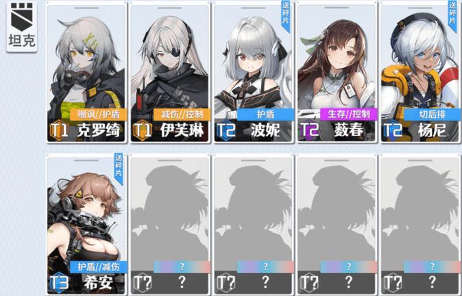 少女前线云图计划指定心智选谁？-少女前线新手前排