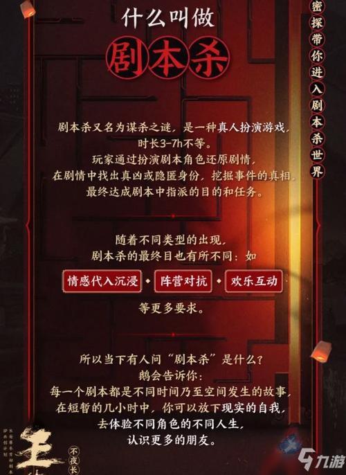 剧本杀游戏如何玩？-剧情杀 新手怎么玩
