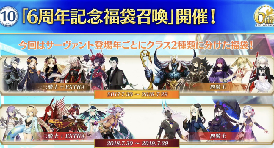 fgo七周年具体时间？-fgo新手什么时候开活动任务