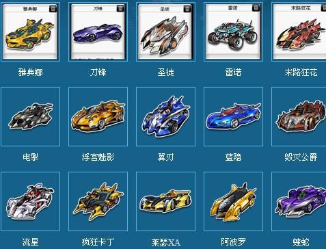 现在游戏一起来飞车a车排行？-最新手q飞车a车排行
