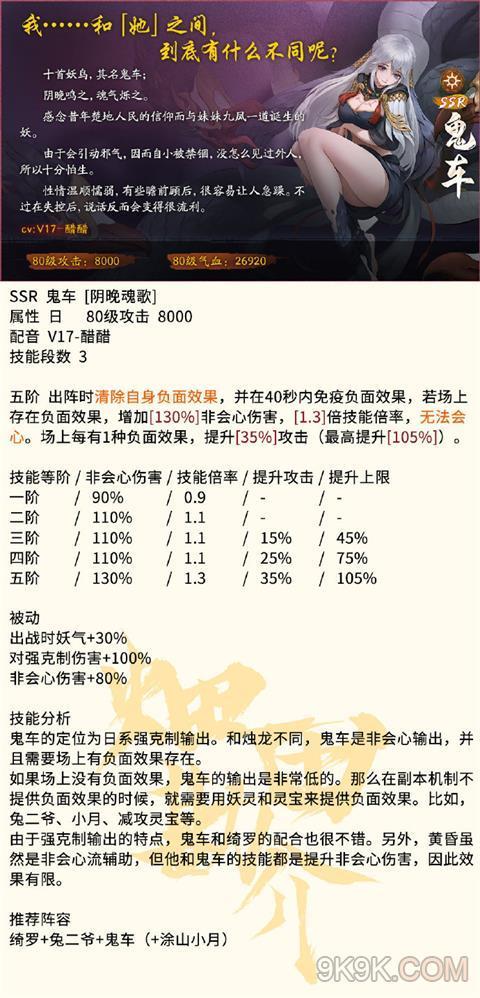 神都夜行录鬼车值得养吗？-神都夜行对新手友好吗