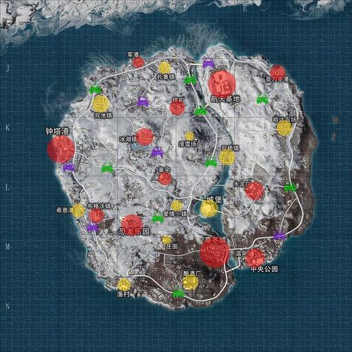 pubg雪地信号枪必刷的十个野点？-绝地求生丛林新手攻略技巧