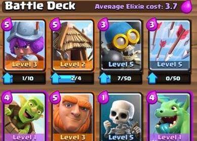 皇室战争ClashRoyale4阶竞技场上分技巧攻略？-clash royale 新手卡