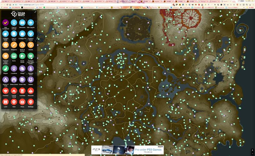 塞尔达最佳跑图顺序？-塞尔达 新手地图