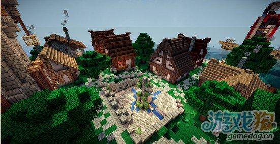 庄园怎么让地表变成海岛？-我的世界改造小岛的建筑新手教程