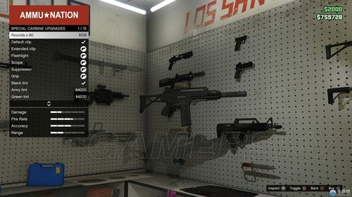 侠盗车手V  怎么 装备武器？-gta5新手买什么装备好