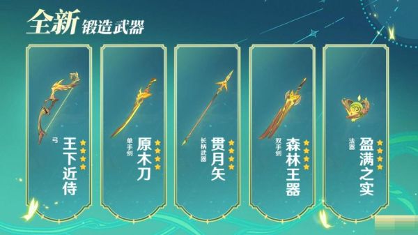 森林书系列武器哪把比较值得锻造？-森林新手最好的武器