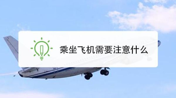 新手坐飞机要注意什么坐飞？-飞机新手攻略
