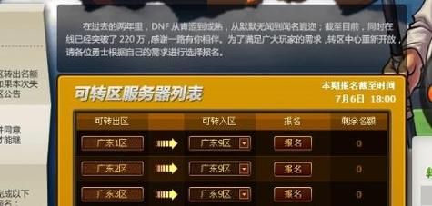 地下城怎么转区？-dnf 转区
