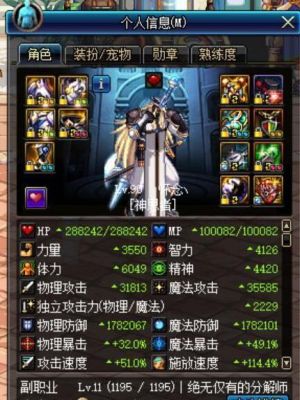 DNF奶爸走体力还是精神好,体力和精神有区别吗？-dnf体力
