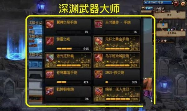 100级的三个深渊什么区别？-dnf深渊爆率