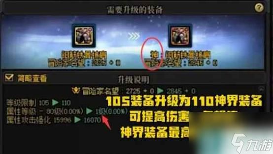 DNF装备升级是什么意思。望高手解答？-dnf高级装扮