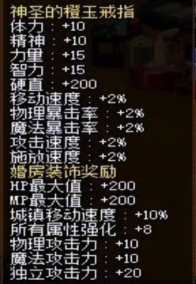 戒指遴选属性词条都有哪些？-dnf戒指属性